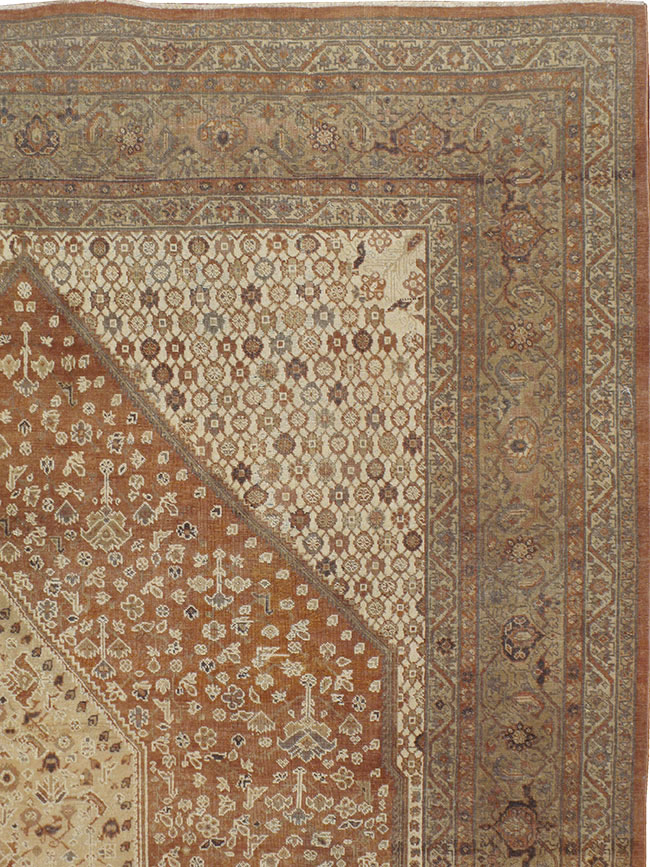 Antique Persian Tabriz Carpet, No.8342 - Galerie Shabab