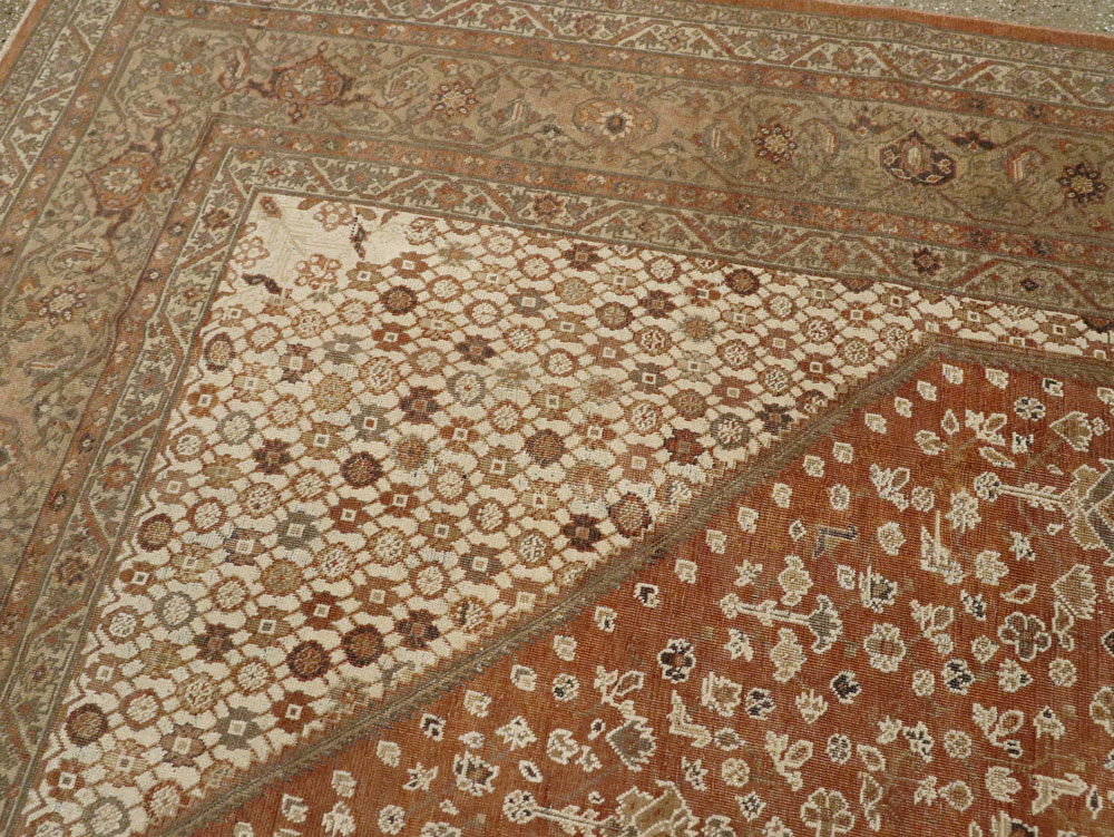 Antique Persian Tabriz Carpet, No.8342 - Galerie Shabab