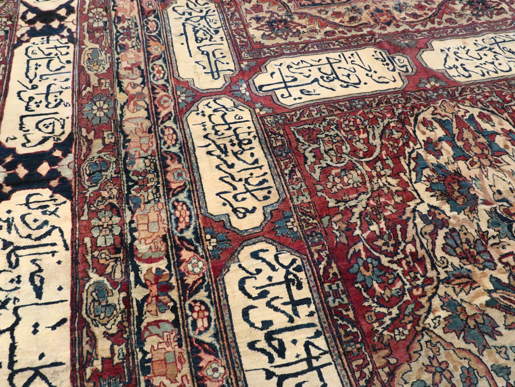 Antique Persian Lavar Kerman Carpet, No.8346 - Galerie Shabab