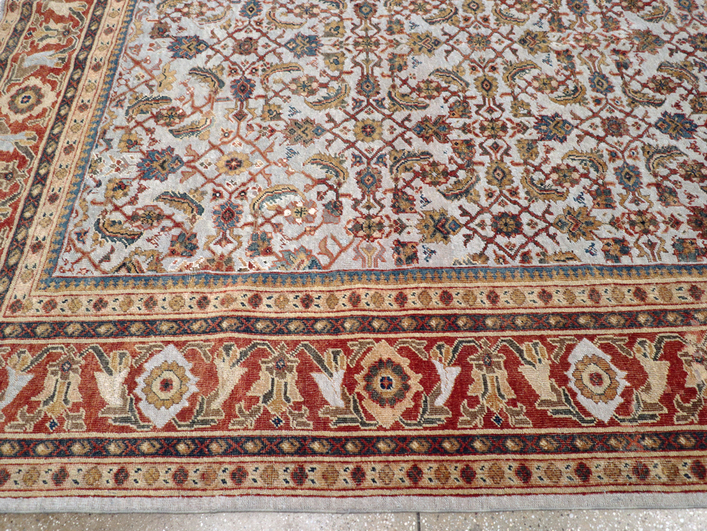 Antique Persian Mahal Room Size Carpet, No.8347 - Galerie Shabab