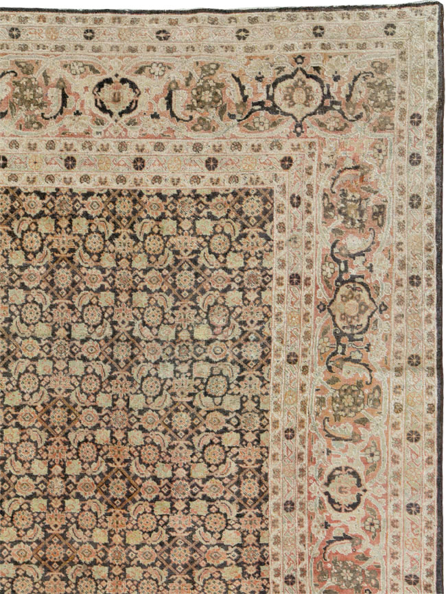Antique Persian Tabriz Carpet, No.8351 - Galerie Shabab