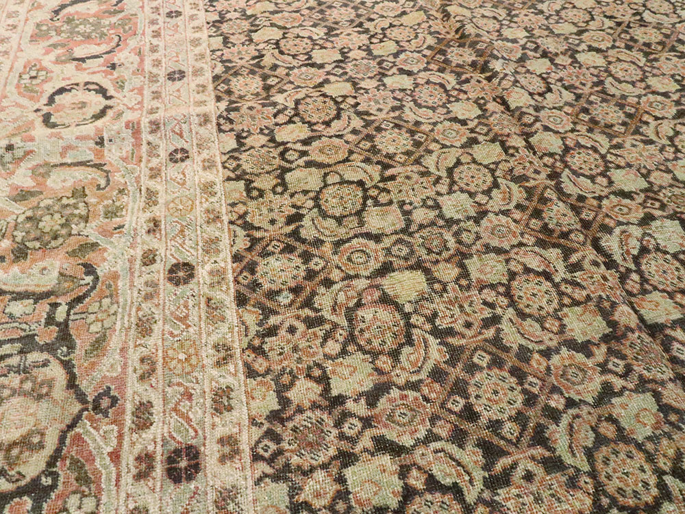 Antique Persian Tabriz Carpet, No.8351 - Galerie Shabab