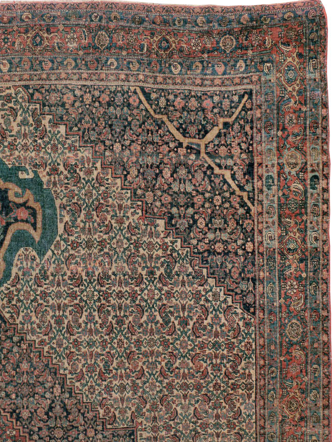 Antique Persian Bidjar Carpet, No.8359 - Galerie Shabab