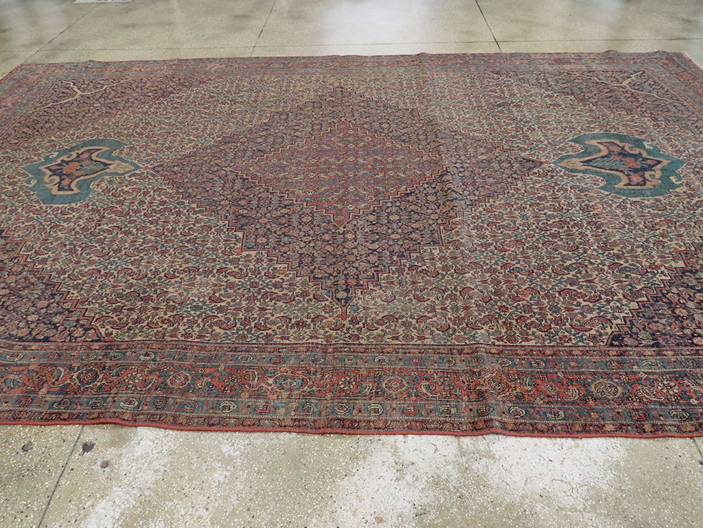 Antique Persian Bidjar Carpet, No.8359 - Galerie Shabab
