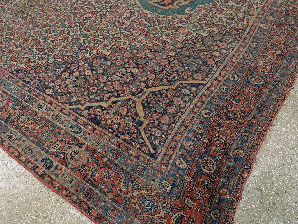 Antique Persian Bidjar Carpet, No.8359 - Galerie Shabab
