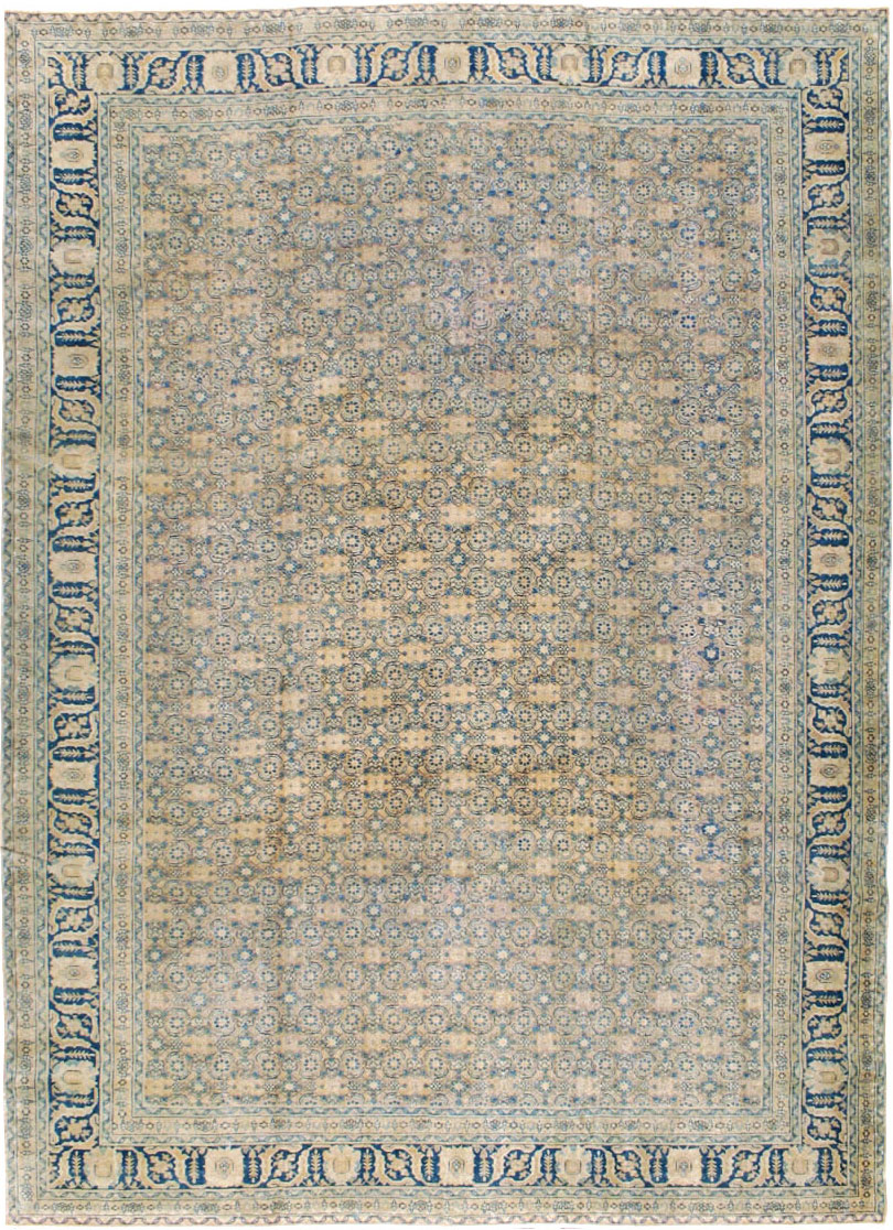 Antique Persian Tabriz Carpet, No.8365 - Galerie Shabab