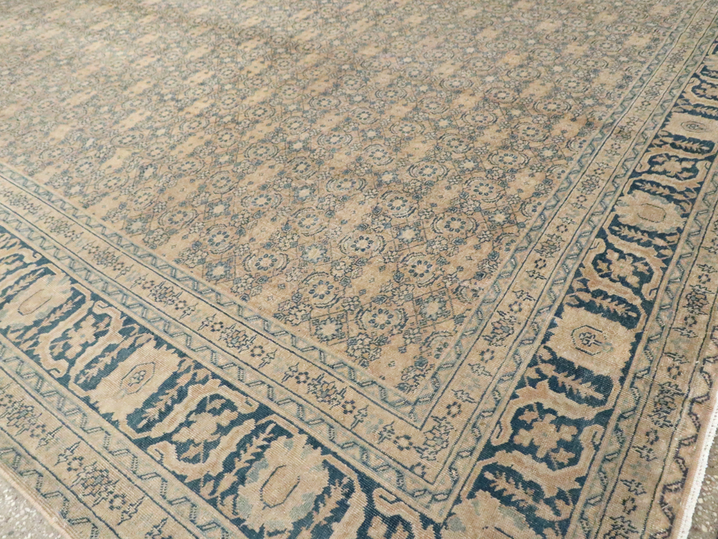 Antique Persian Tabriz Carpet, No.8365 - Galerie Shabab