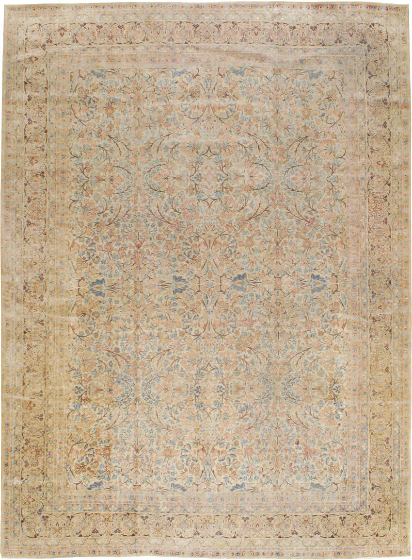 Antique Persian Kerman Carpet, No.8380 - Galerie Shabab