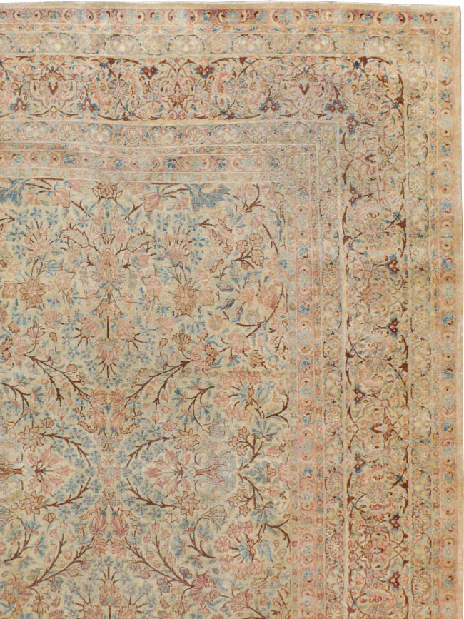 Antique Persian Kerman Carpet, No.8380 - Galerie Shabab