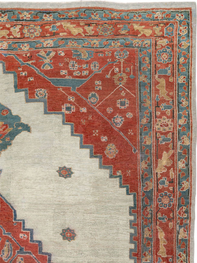 Antique Persian Bakshaish Room Size Carpet, No.8384 - Galerie Shabab