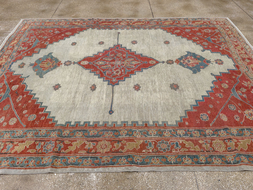 Antique Persian Bakshaish Room Size Carpet, No.8384 - Galerie Shabab