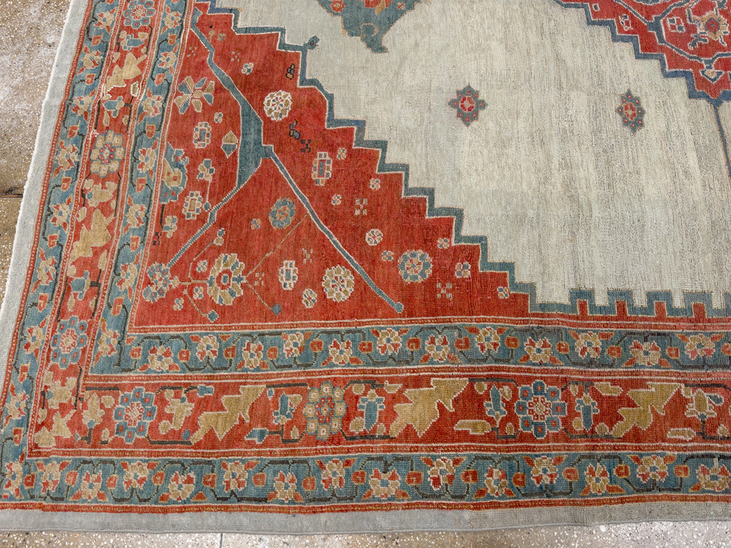 Antique Persian Bakshaish Room Size Carpet, No.8384 - Galerie Shabab