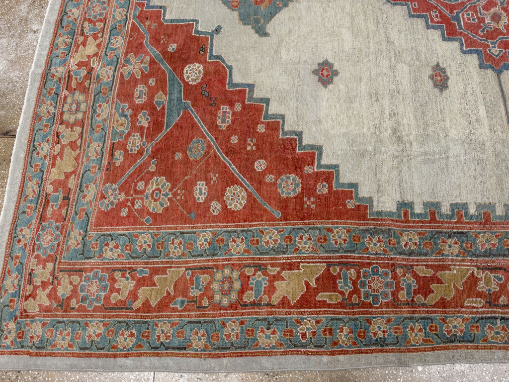 Antique Persian Bakshaish Room Size Carpet, No.8384 - Galerie Shabab