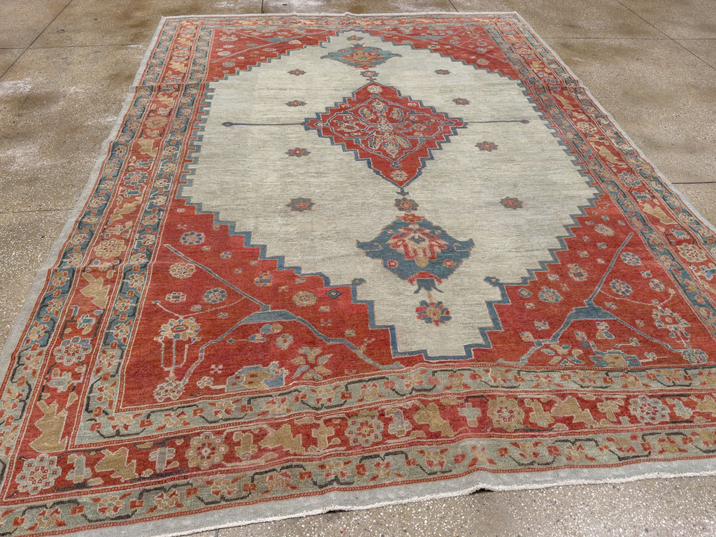 Antique Persian Bakshaish Room Size Carpet, No.8384 - Galerie Shabab