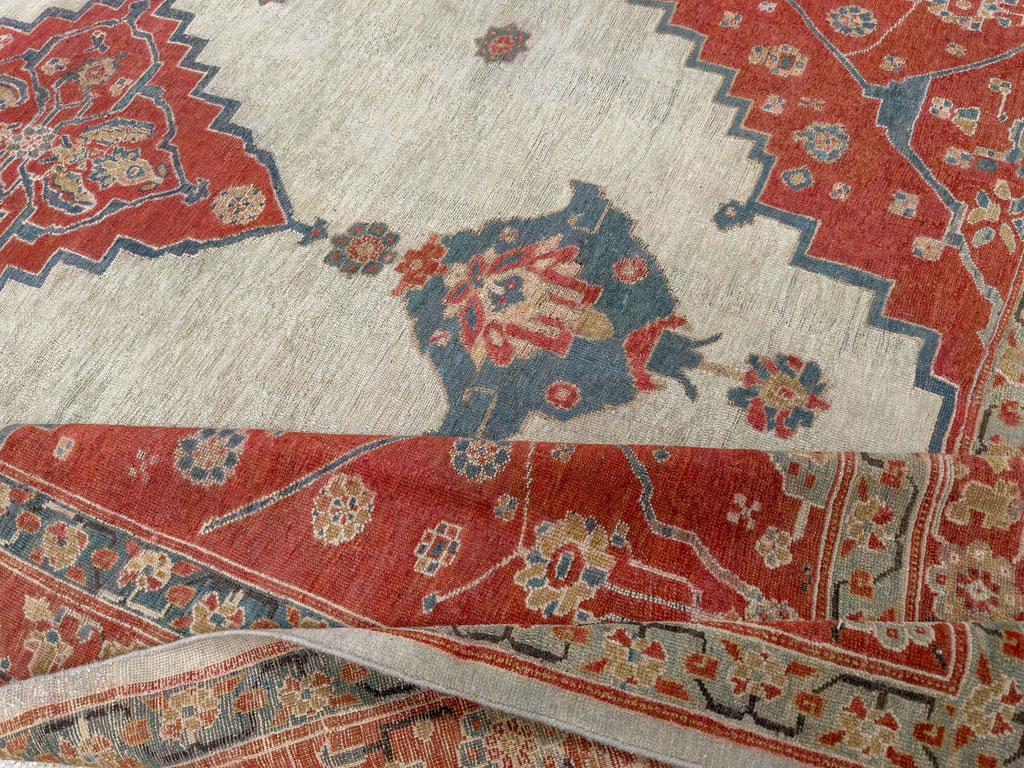 Antique Persian Bakshaish Room Size Carpet, No.8384 - Galerie Shabab