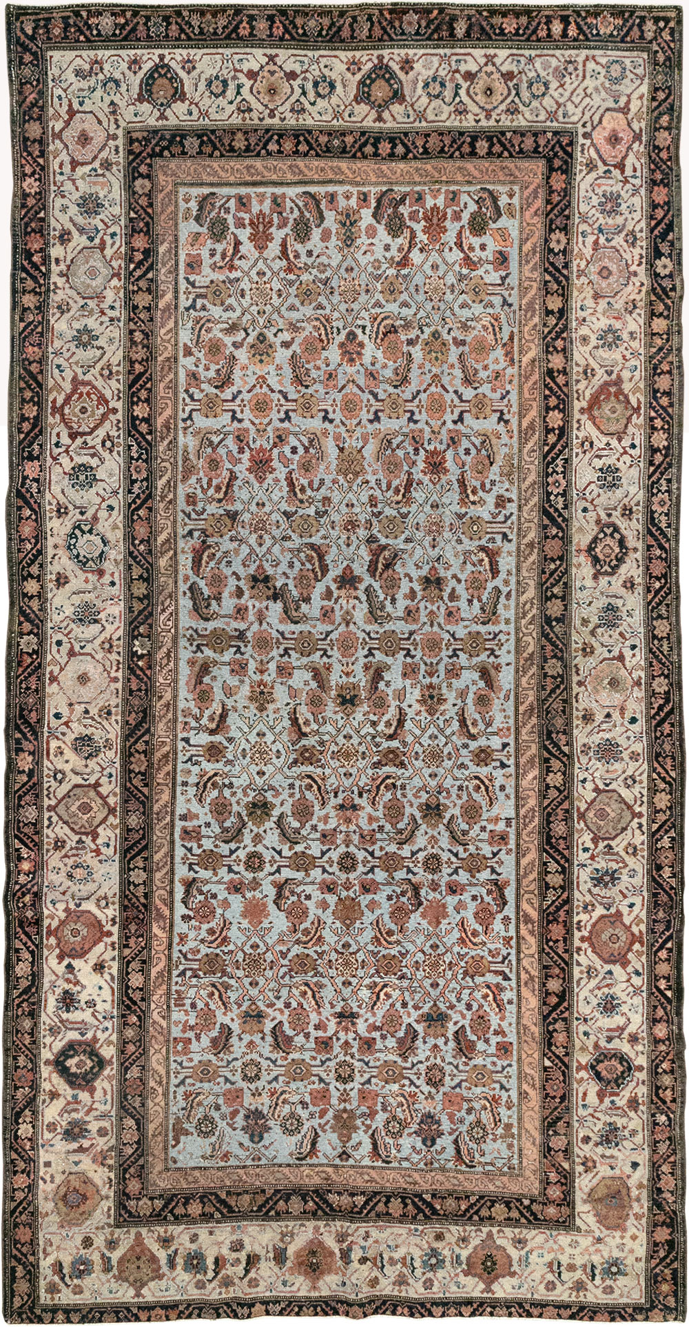 Antique Persian Malayer Gallery Carpet, No.8389 - Galerie Shabab