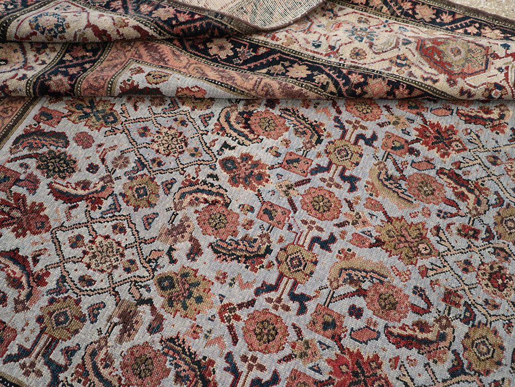 Antique Persian Malayer Gallery Carpet, No.8389 - Galerie Shabab