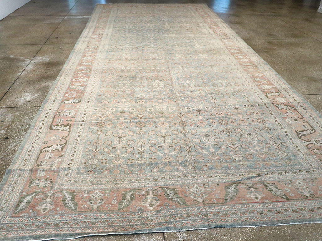 Antique Persian Malayer Gallery Carpet, No.8391 - Galerie Shabab