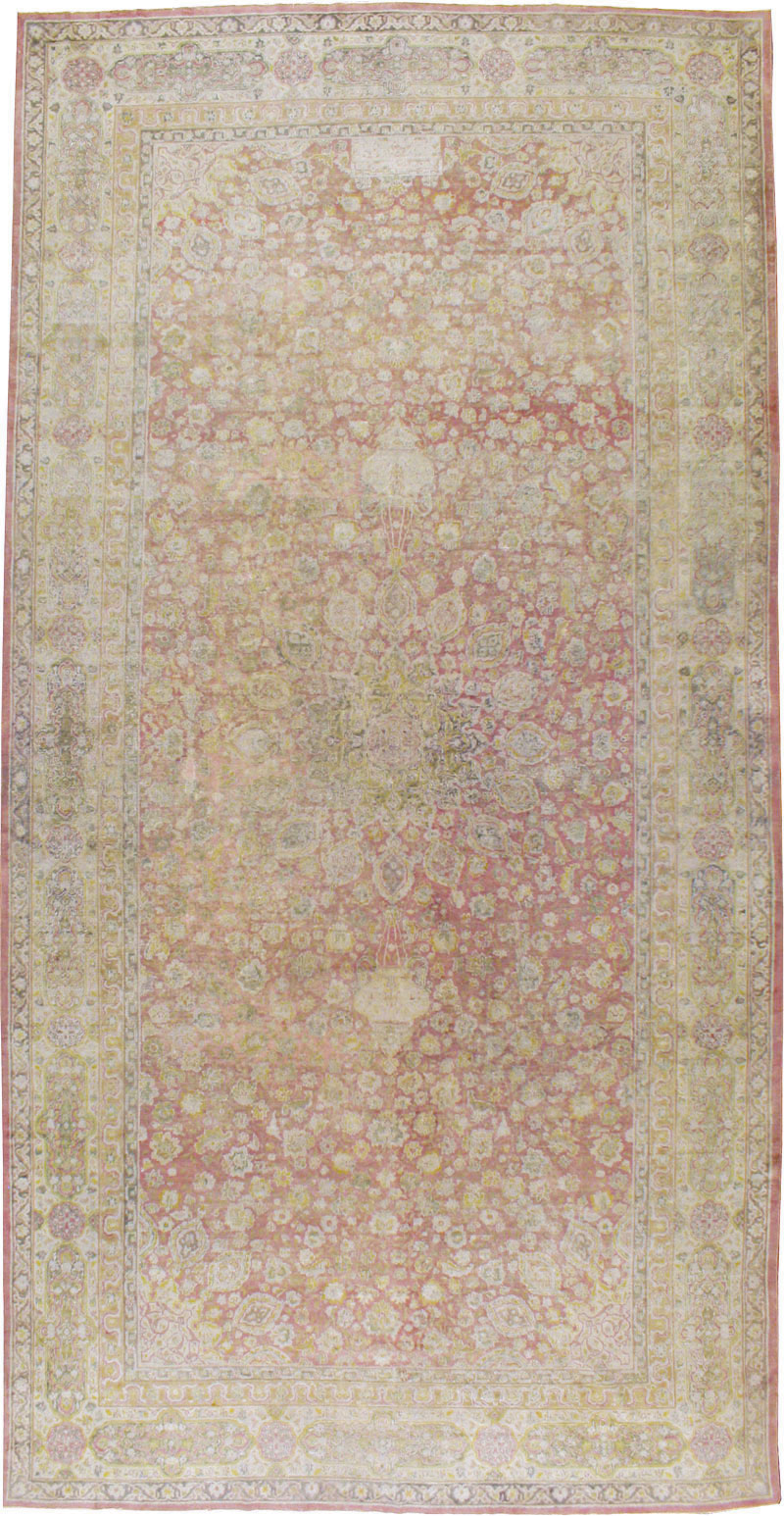 Antique Indian Lahore Carpet, No.8394 - Galerie Shabab