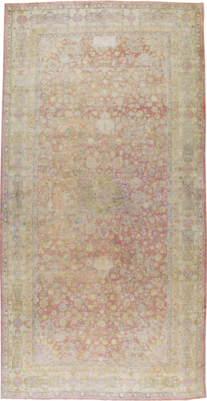 Antique Indian Lahore Carpet, No.8394 - Galerie Shabab