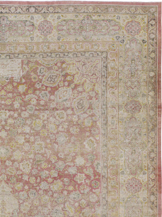 Antique Indian Lahore Carpet, No.8394 - Galerie Shabab