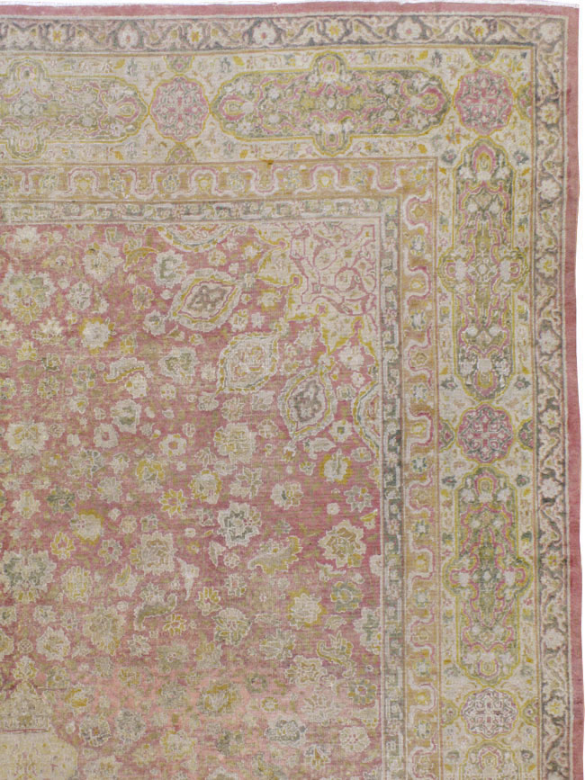 Antique Indian Lahore Carpet, No.8394 - Galerie Shabab
