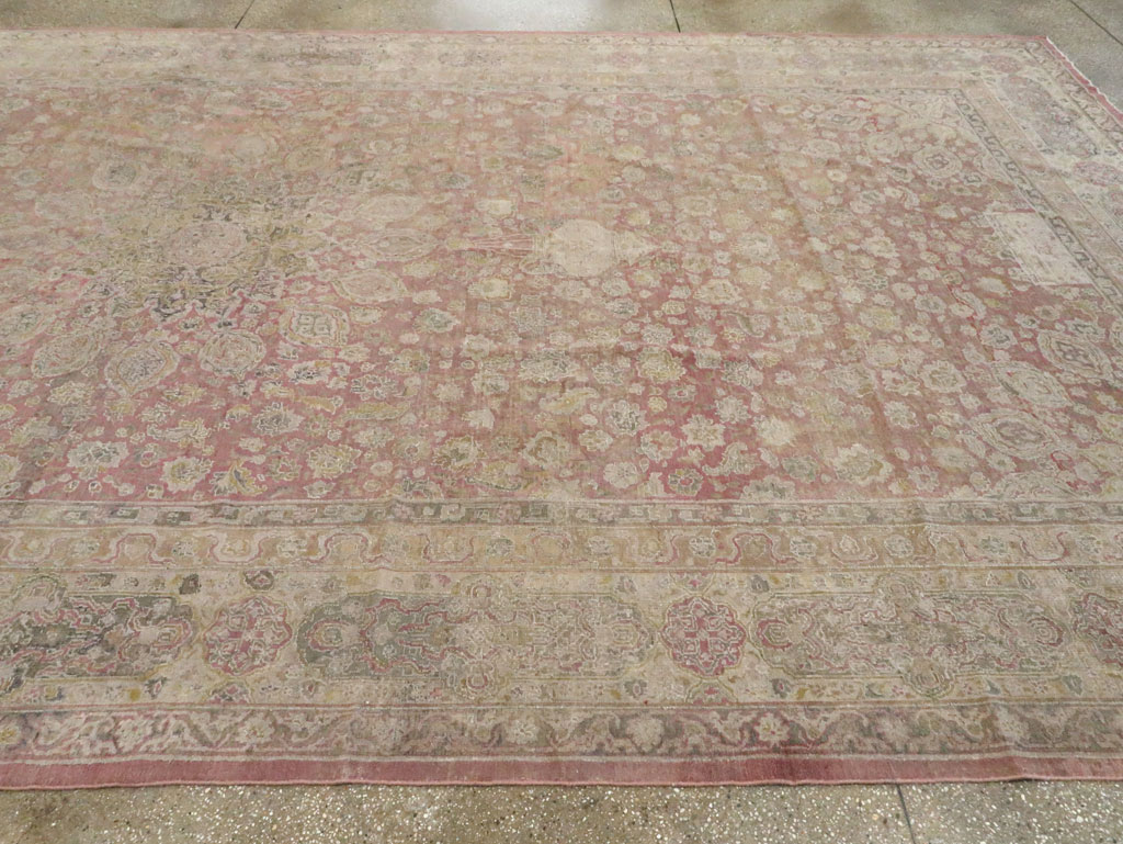 Antique Indian Lahore Carpet, No.8394 - Galerie Shabab
