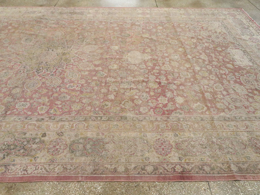 Antique Indian Lahore Carpet, No.8394 - Galerie Shabab