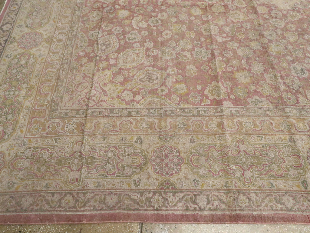 Antique Indian Lahore Carpet, No.8394 - Galerie Shabab