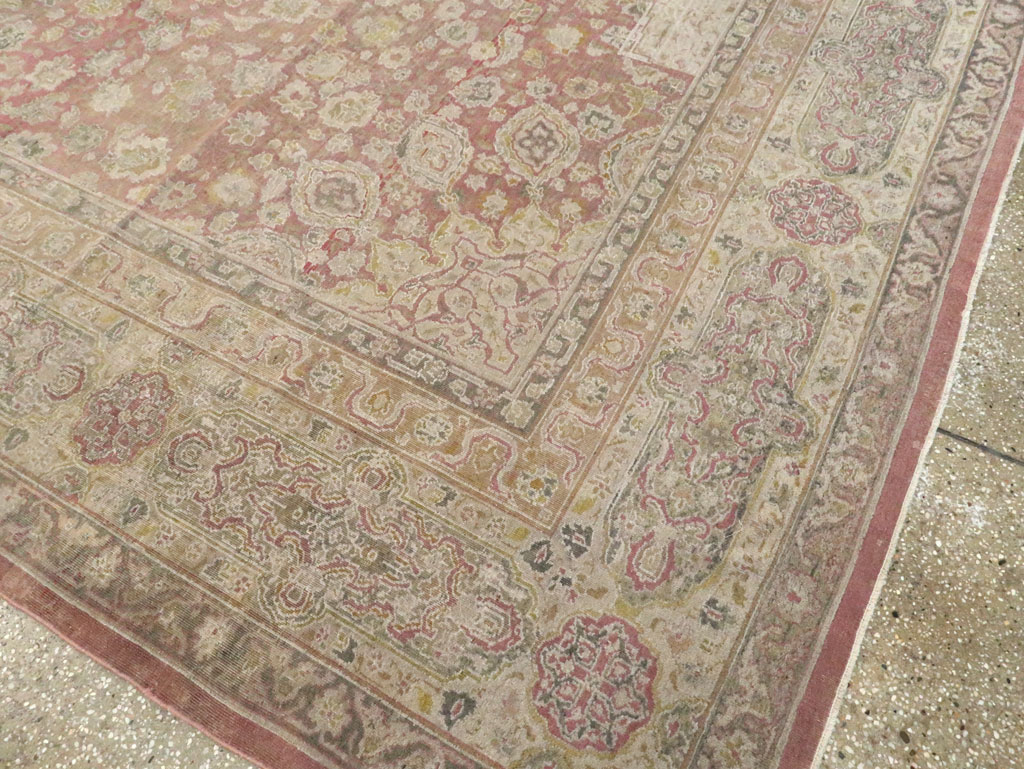 Antique Indian Lahore Carpet, No.8394 - Galerie Shabab