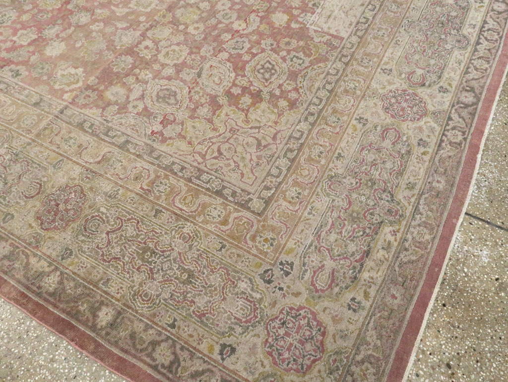 Antique Indian Lahore Carpet, No.8394 - Galerie Shabab