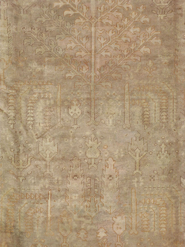 Antique Turkish Oushak Carpet, No.8402 - Galerie Shabab
