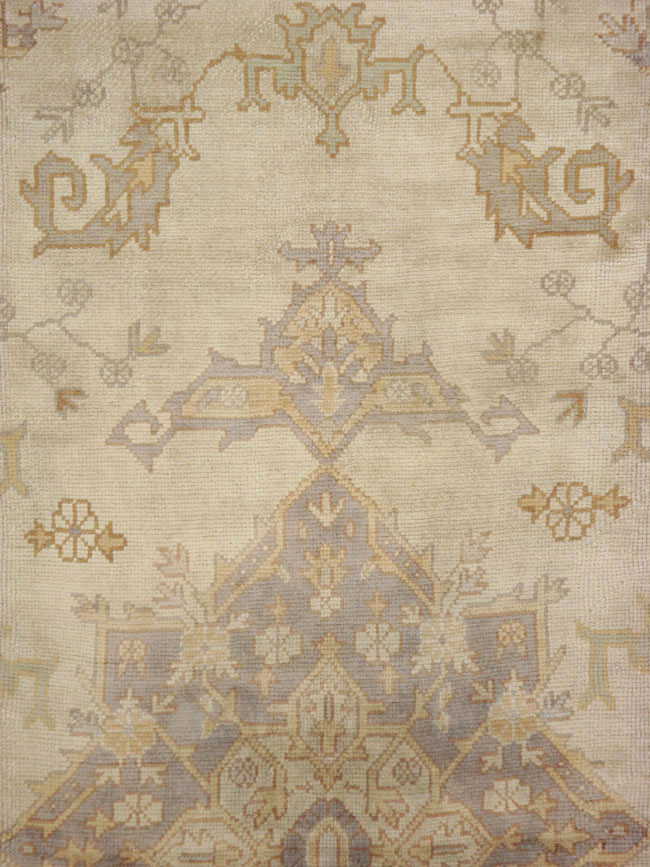 Vintage Turkish Oushak Carpet, No.8405 - Galerie Shabab