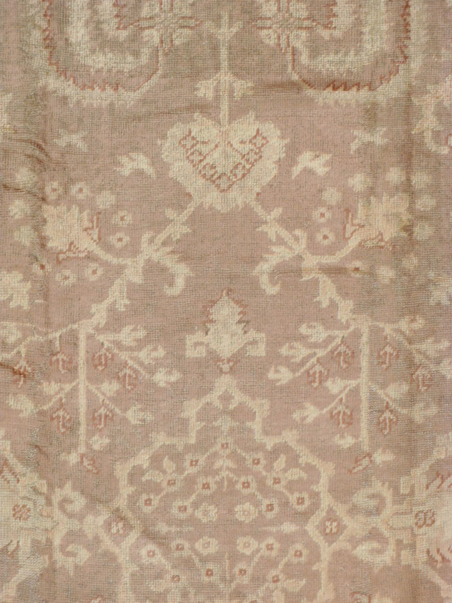 Antique Turkish Oushak Carpet, No.8409 - Galerie Shabab