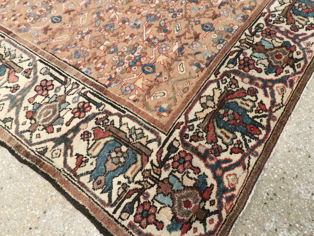 Antique Persian Malayer Wide Gallery Runner, No.8422 - Galerie Shabab