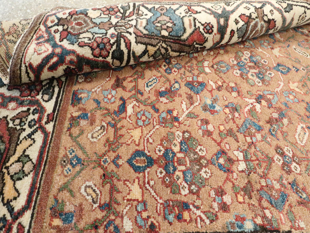 Antique Persian Malayer Wide Gallery Runner, No.8422 - Galerie Shabab