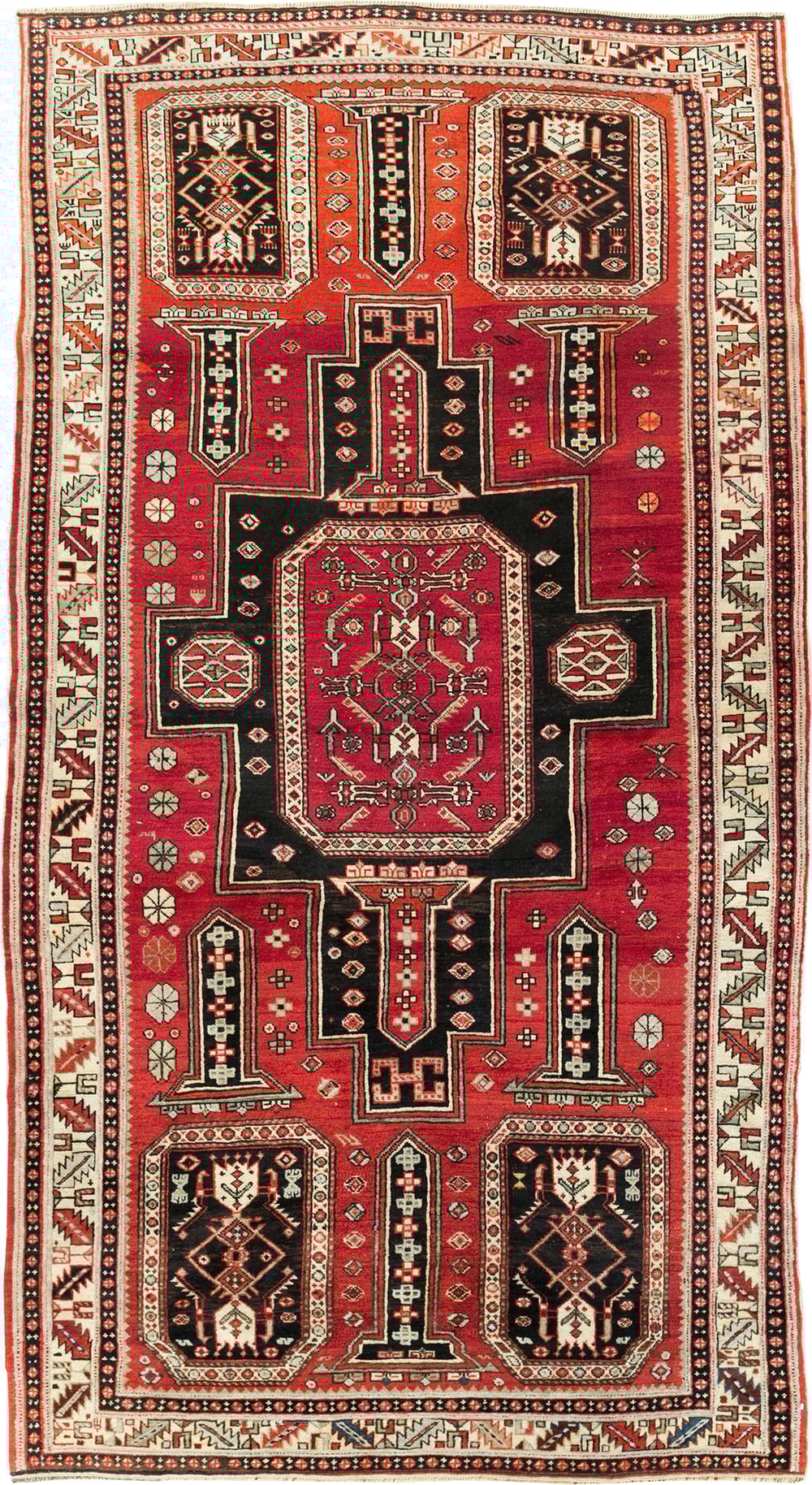 Vintage Shirvan Rug, No.8424 - Galerie Shabab