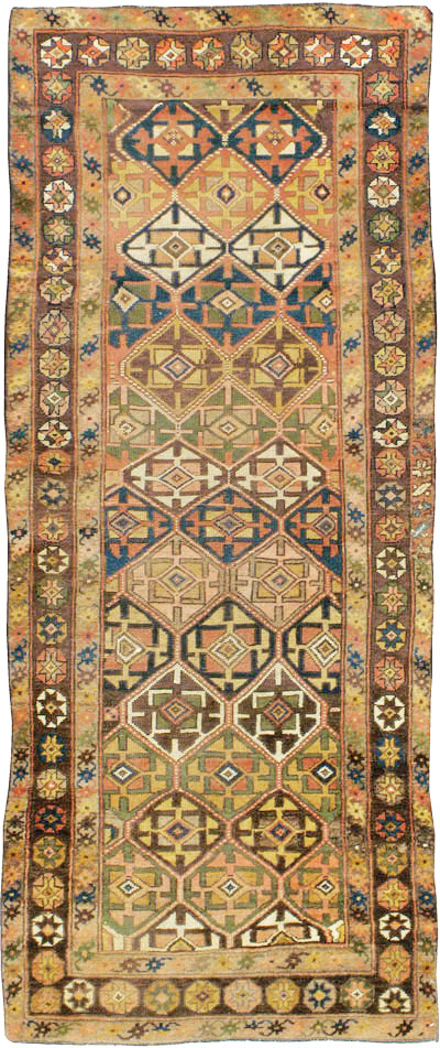 Antique Persian Kurdish Runner, No.8428 - Galerie Shabab