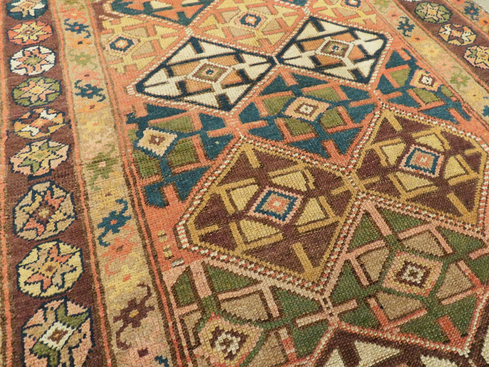 Antique Persian Kurdish Runner, No.8428 - Galerie Shabab
