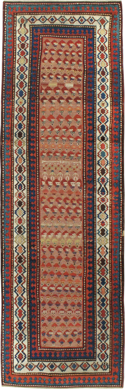 Antique Caucasian Kazak Rug, No.8429 - Galerie Shabab