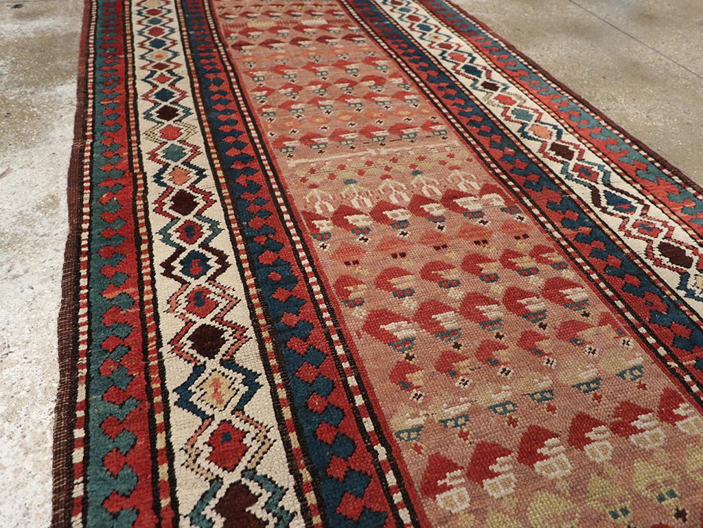 Antique Caucasian Kazak Rug, No.8429 - Galerie Shabab