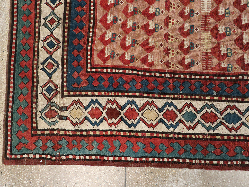 Antique Caucasian Kazak Rug, No.8429 - Galerie Shabab