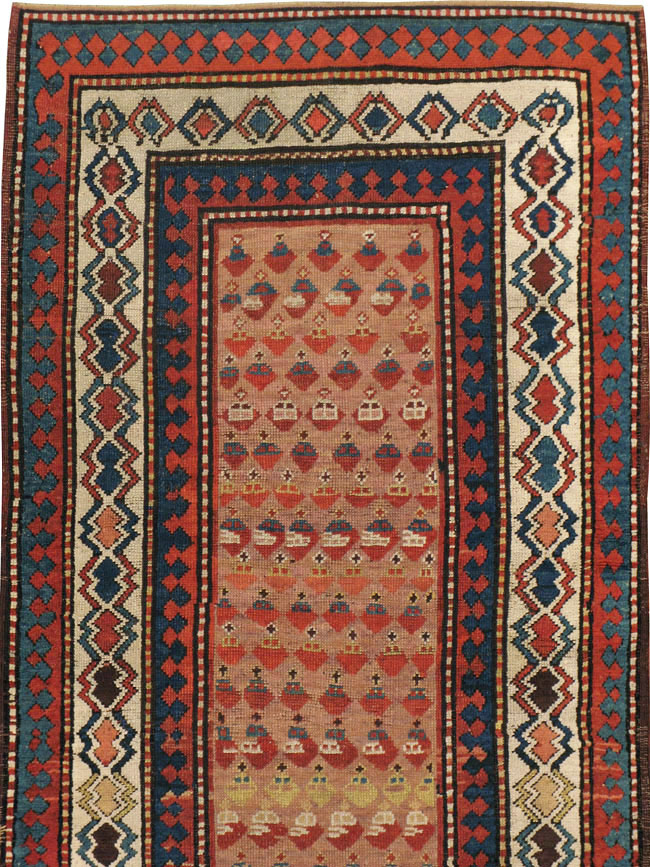 Antique Caucasian Kazak Rug, No.8429 - Galerie Shabab
