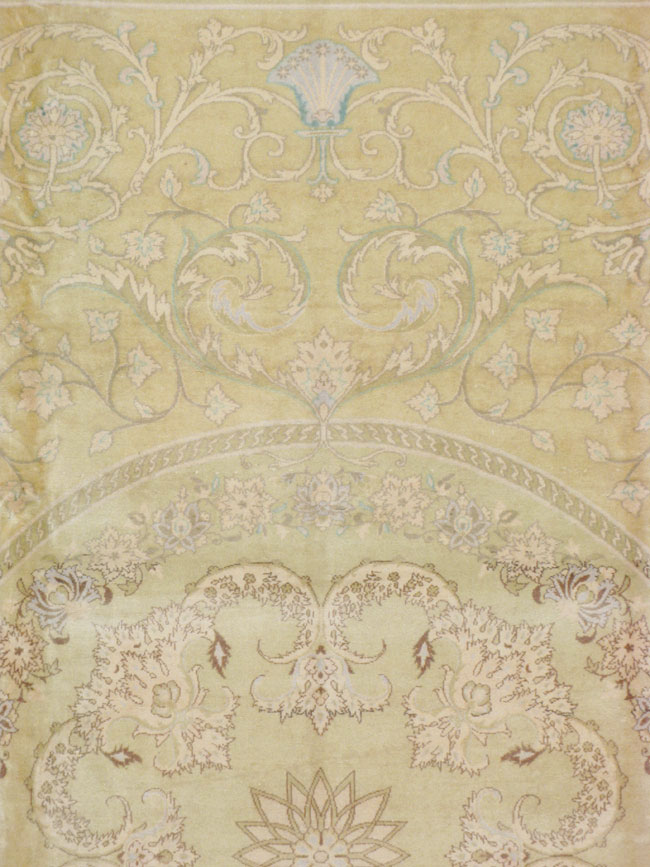 Vintage Persian Kashan Carpet, No.8447 - Galerie Shabab