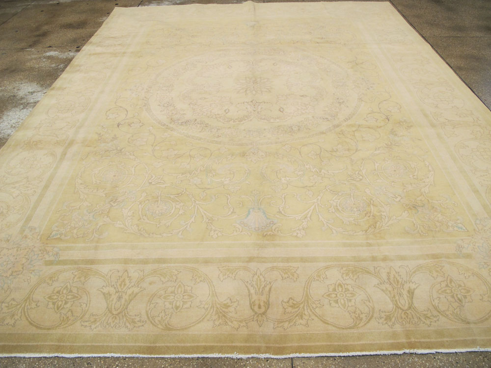 Vintage Persian Kashan Carpet, No.8447 - Galerie Shabab