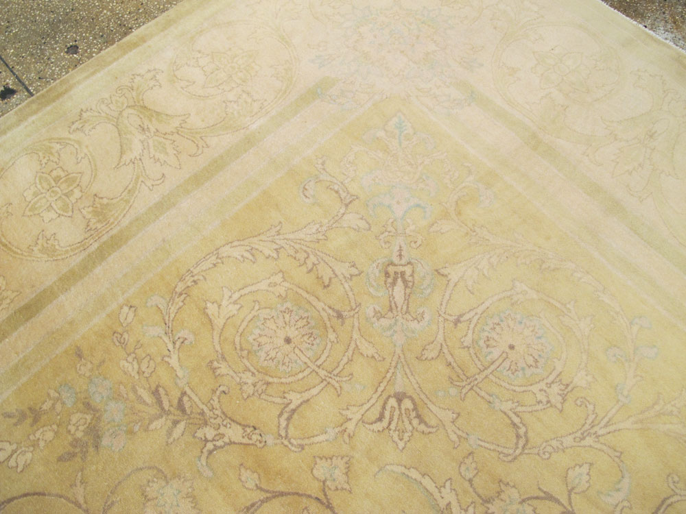 Vintage Persian Kashan Carpet, No.8447 - Galerie Shabab