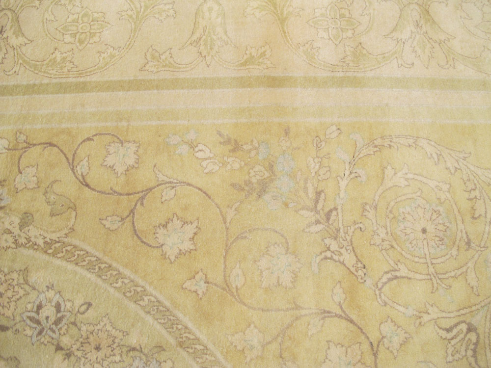Vintage Persian Kashan Carpet, No.8447 - Galerie Shabab