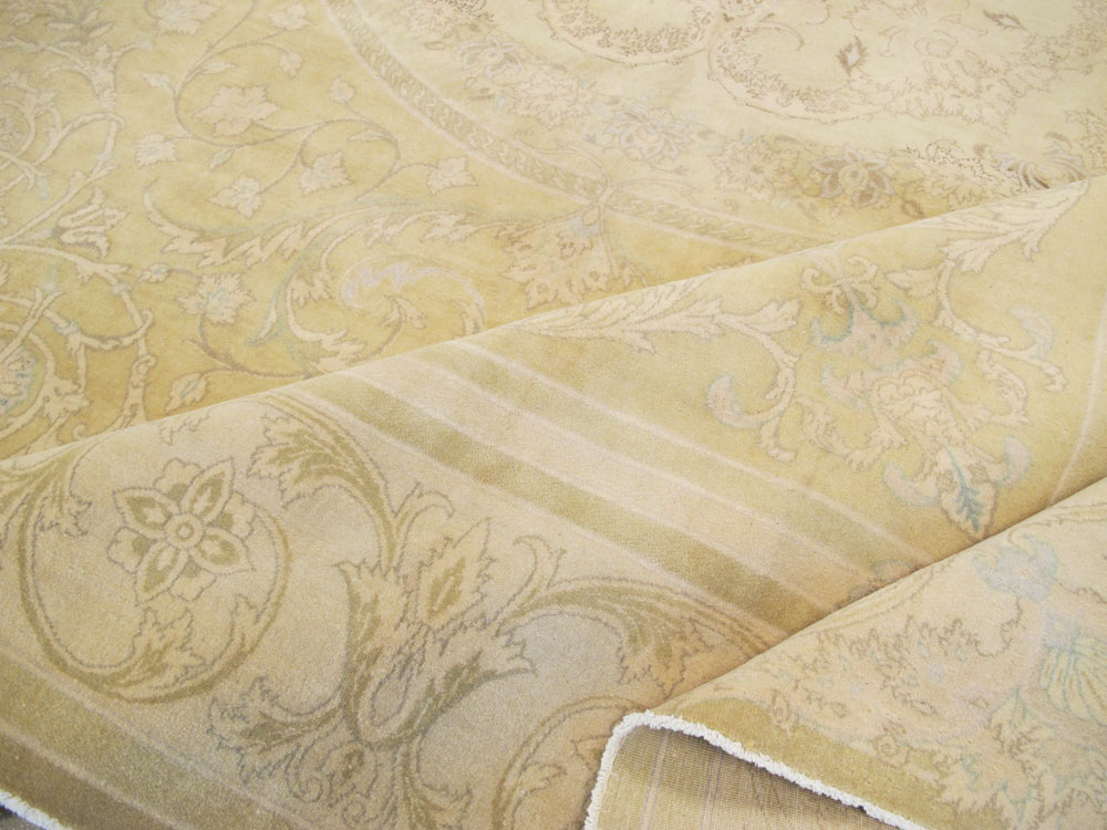 Vintage Persian Kashan Carpet, No.8447 - Galerie Shabab