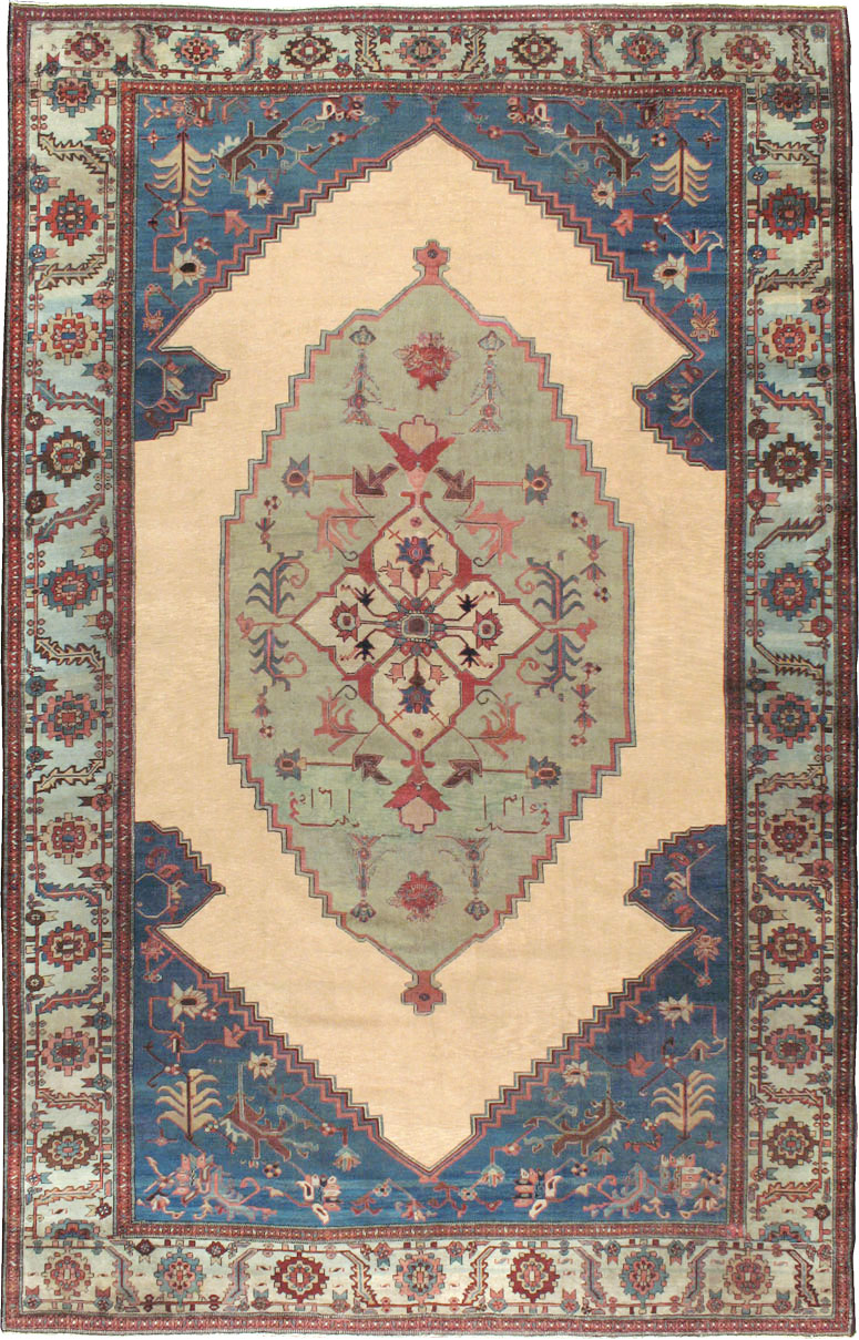 Antique Persian Bakshaish Carpet, No.8455 - Galerie Shabab