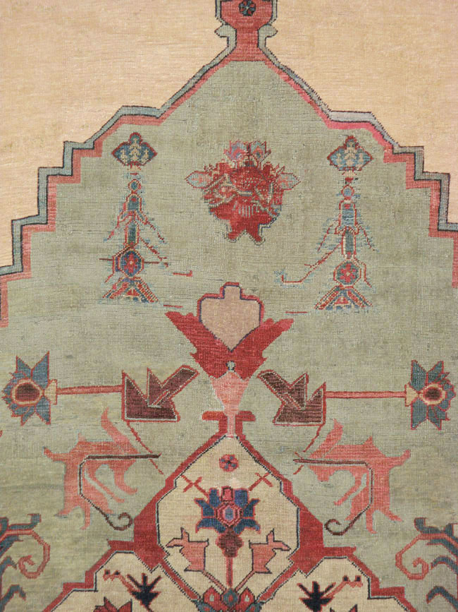 Antique Persian Bakshaish Carpet, No.8455 - Galerie Shabab